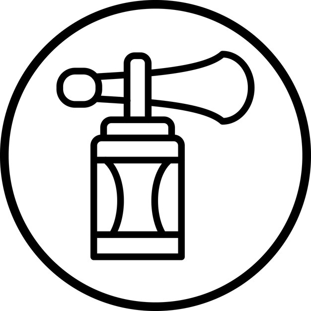 Vector vector design air horn icon style