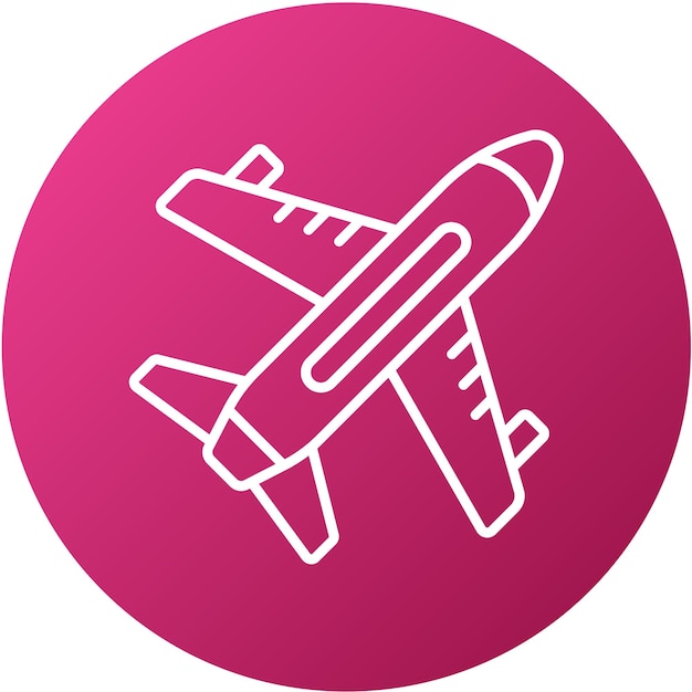 Vector Design Aircraft Icon Style