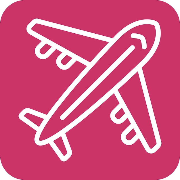 Vector vector design airplane icon style