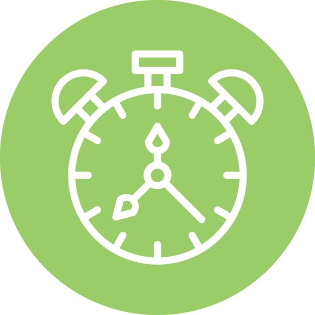 Vector vector design alarm clock icon style