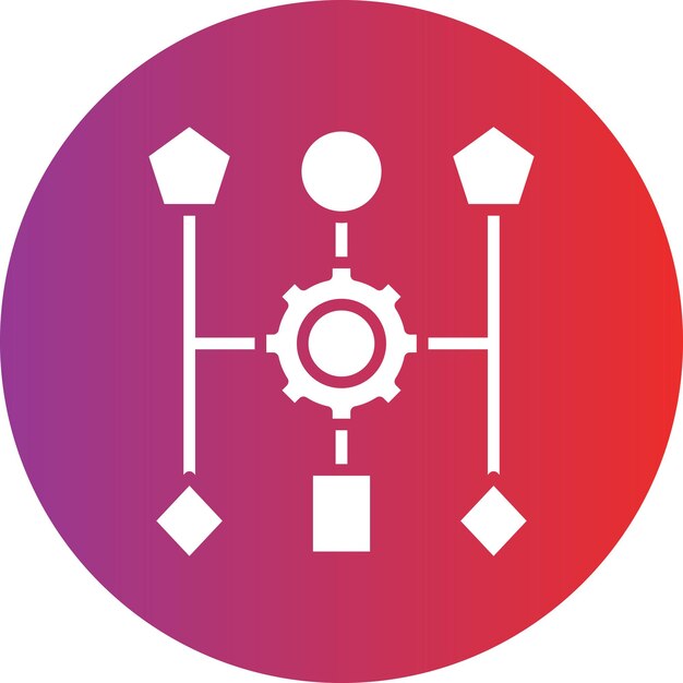 Vector Design Algorithm Icon Style