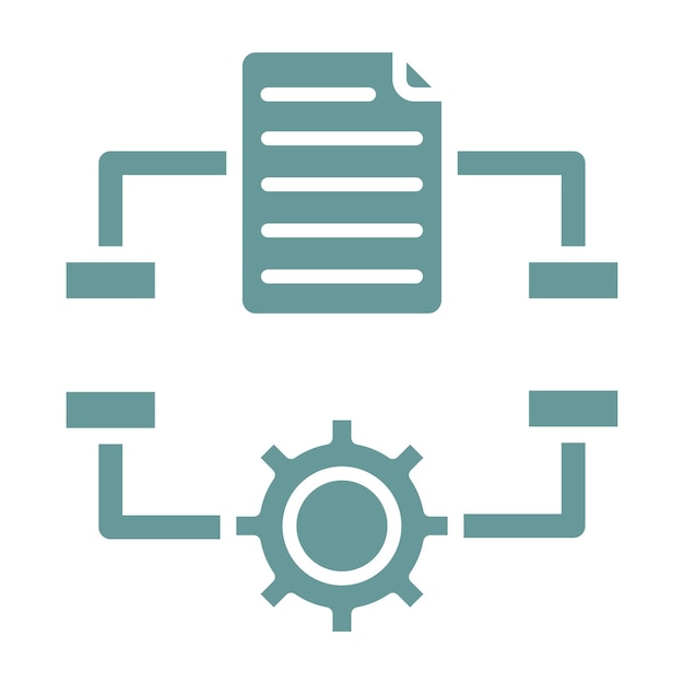 Vector Design Algorithm Icon Style