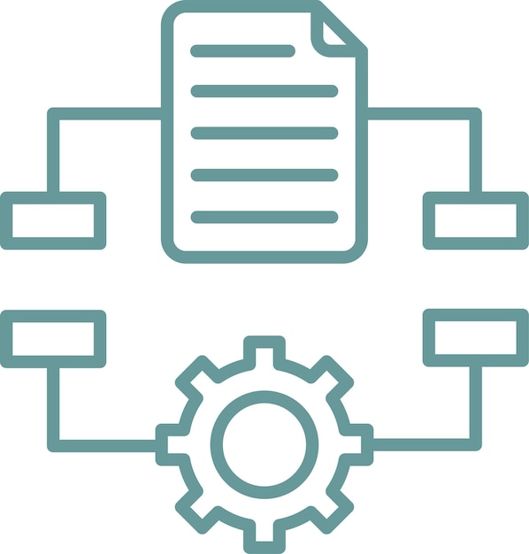 Vector Design Algorithm Icon Style