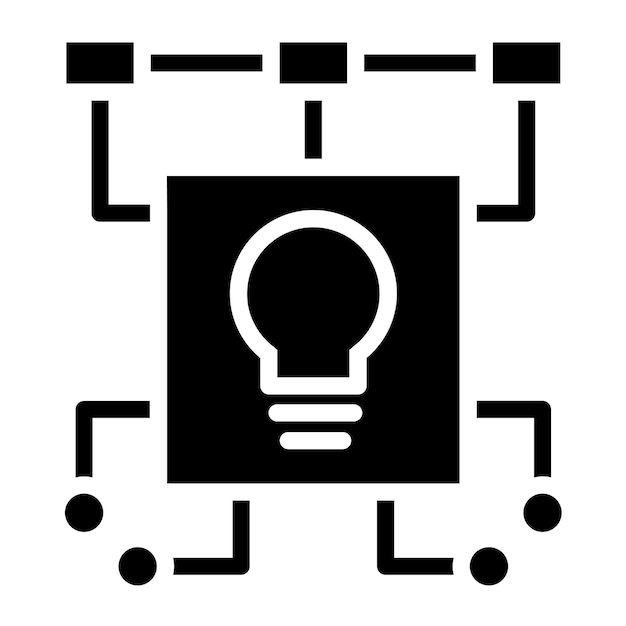 Vector Design Algorithm Magic Icon Style