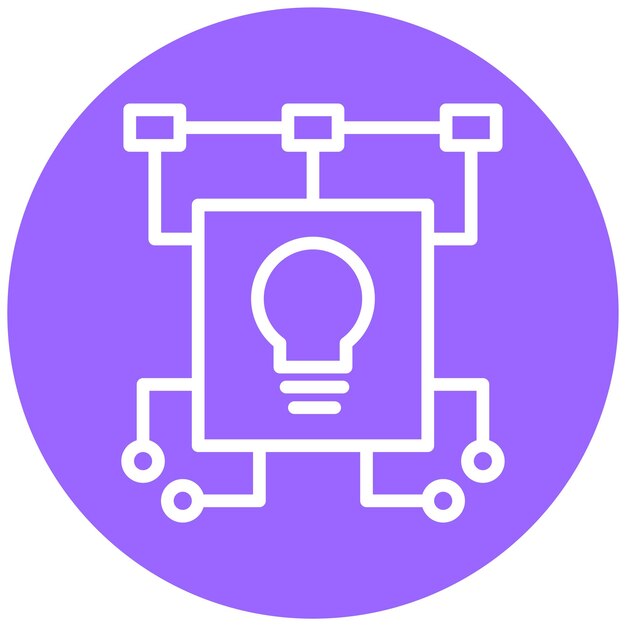 Vector Design Algorithm Magic Icon Style