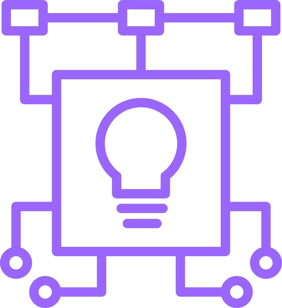 Vector Design Algorithm Magic Icon Style