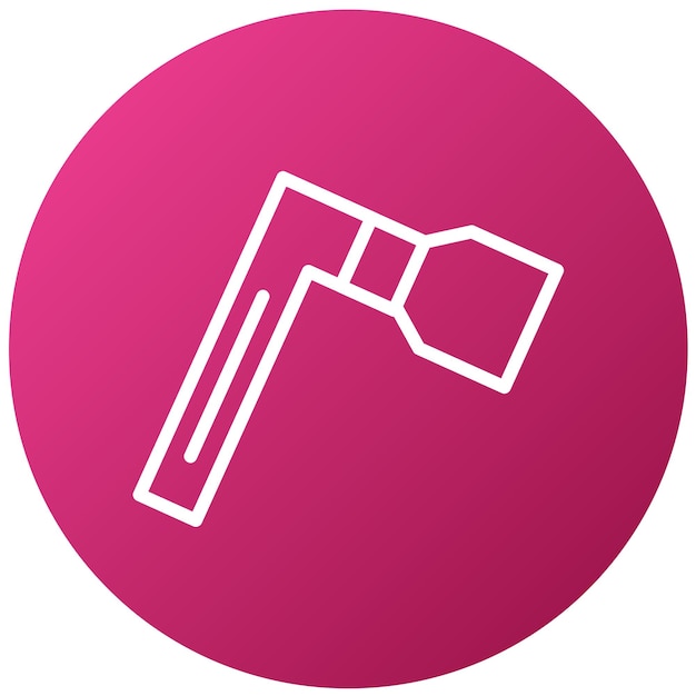 Vector vector design allen key icon style