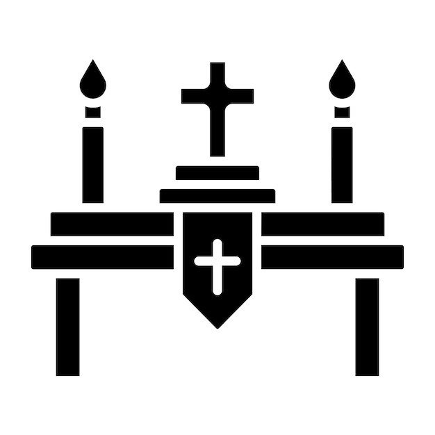 Vector Design Altar Icon Style