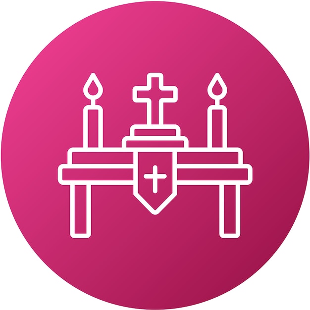 Vector vector design altar icon style