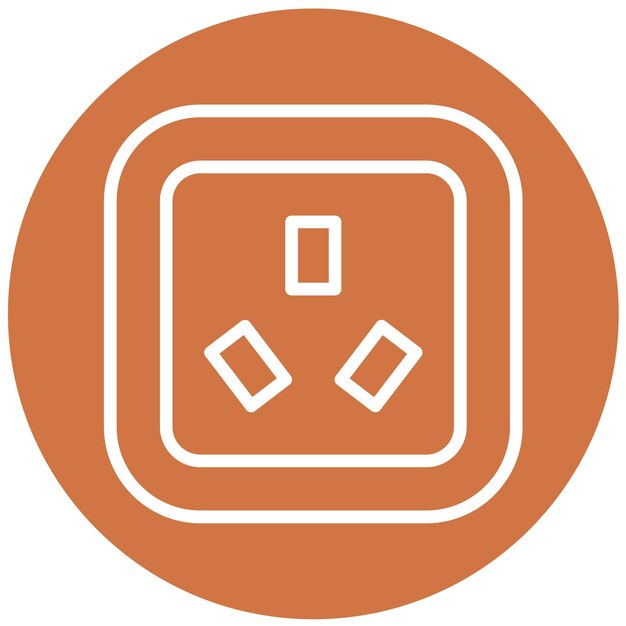 Vector vector design am socket icon style