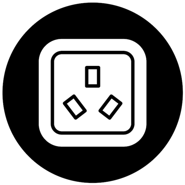 Vector vector design am socket icon style