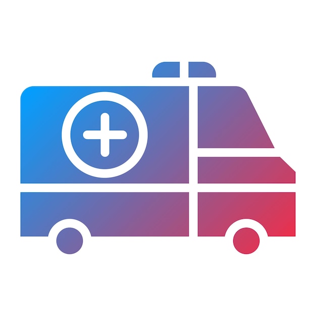 Vector vector design ambulance icon style