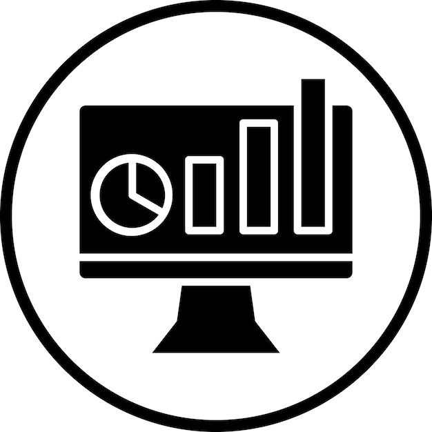 Vector vector design analytics icon style