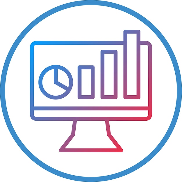 Vector vector design analytics icon style