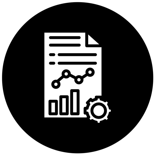 터 디자인 분석 도구 아이콘 스타일