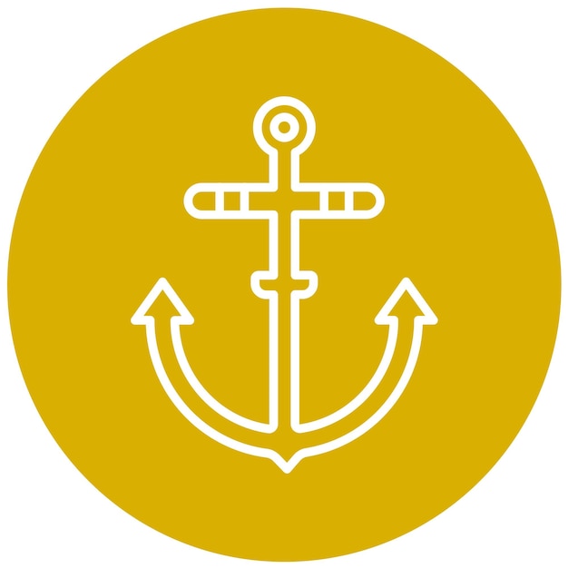 Vector Design Anchor Icon Style