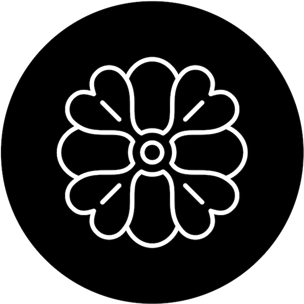 Vector Design Anemone Icon Style