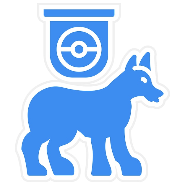 Vector Design Animal Control Icon Style