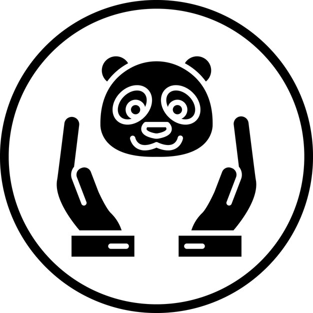 Vector vector design animal rights icon style