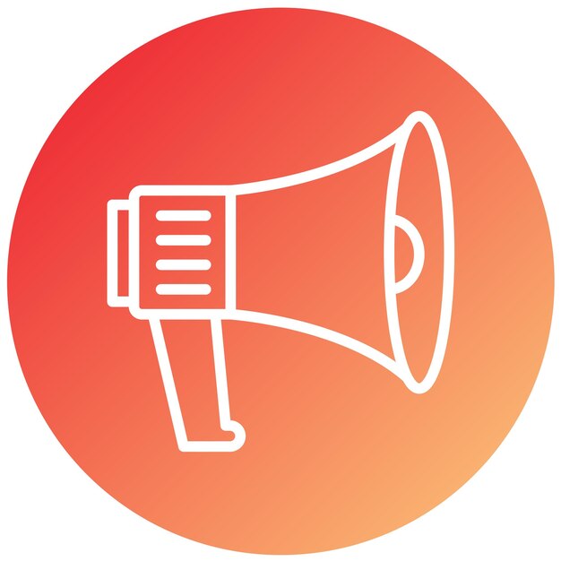 Vector Design Announcement Icon Style