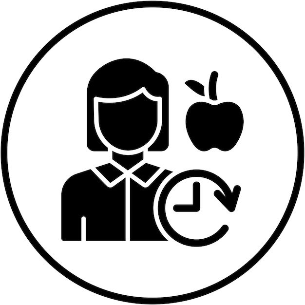 터 디자인 항 노화 다이어트 아이콘 스타일