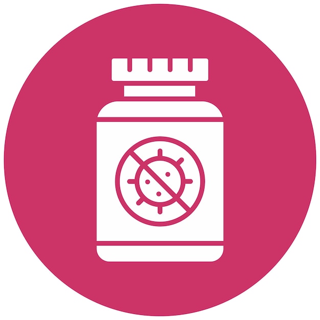 Vector Design Antibiotic Icon Stijl