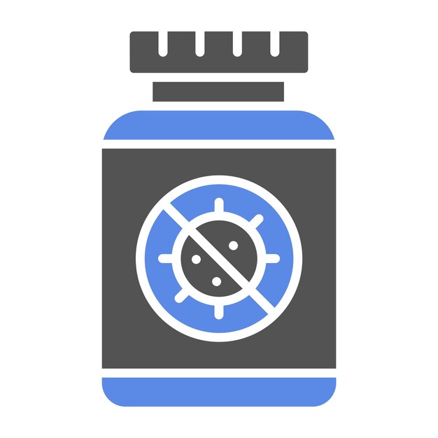 Vector vector design antibiotic icon style