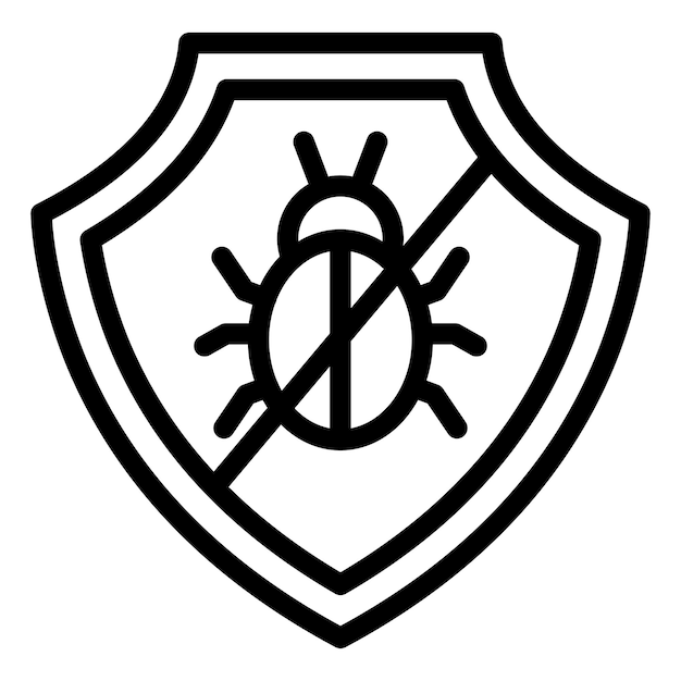 Vector Design Antivirus Icon Stijl