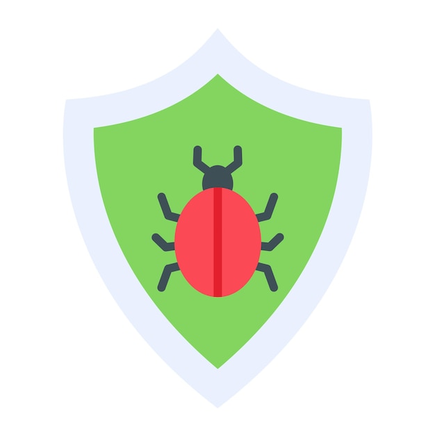 Vector vector design antivirus icon stijl