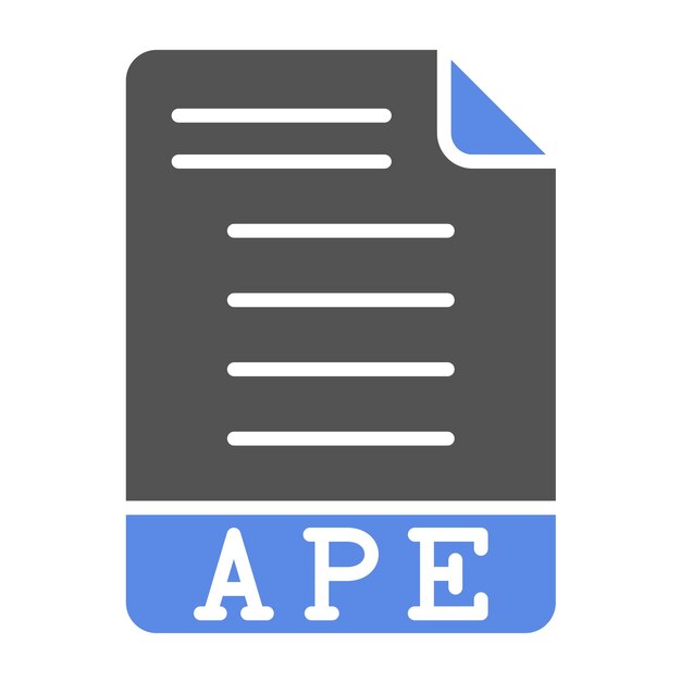 벡터 터 디자인 ape 아이콘 스타일