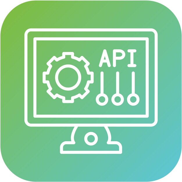 Vector Design API Icon Stijl