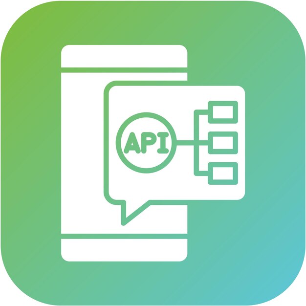 Vector Design Api Integratie Icon Stijl