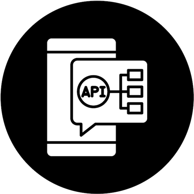 Vector vector design api integration icon style