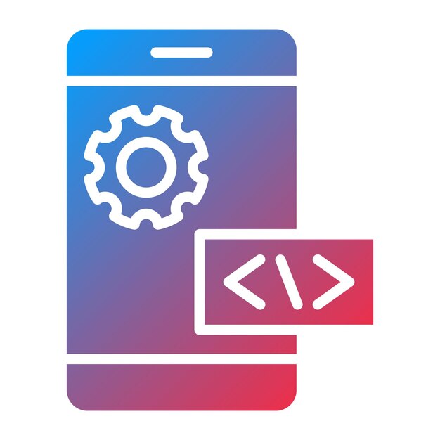 Vector Design App Development Icon Style