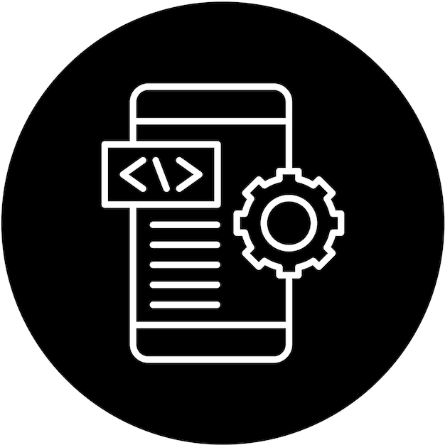 Vector Design App Development Icon Style