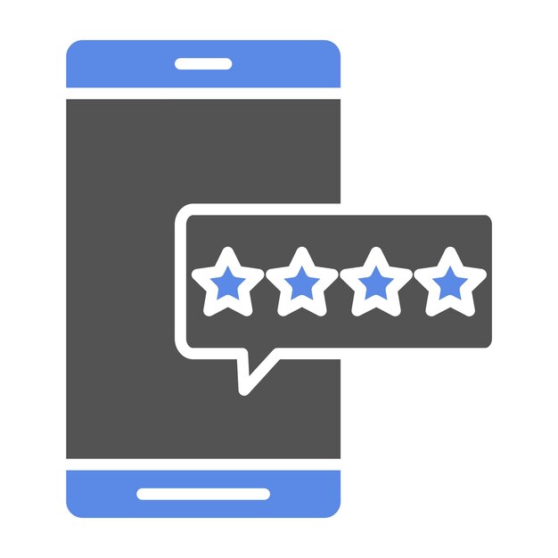 Vector Design App Rating Icon Style