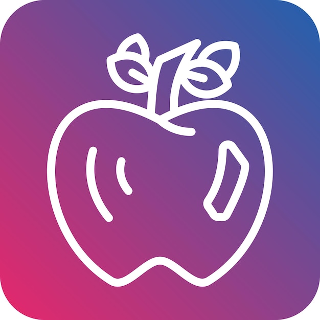 Vector Design Apple Icon Style