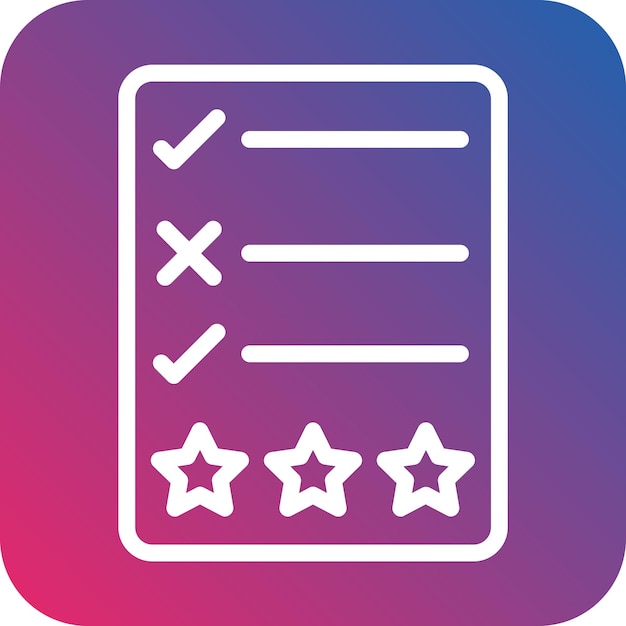 Vector design appraisal icon style