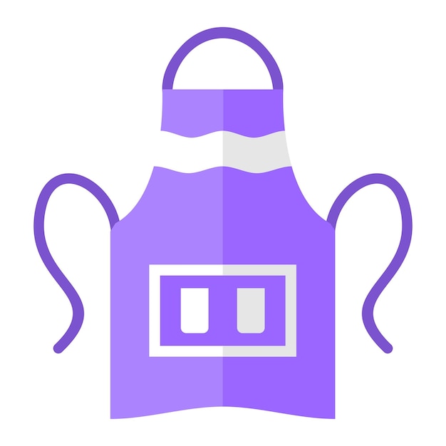 Vector Design Apron Icon Style