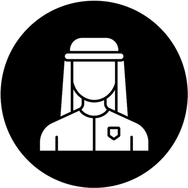 Vector vector design arab man icon style