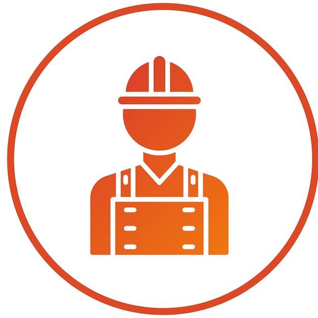 Vector Design Architect Mannelijke Icon Style