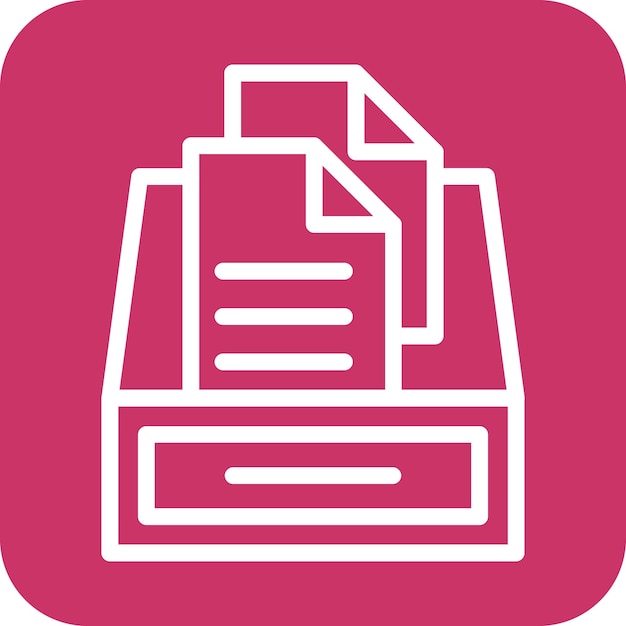 vector design archive icon style