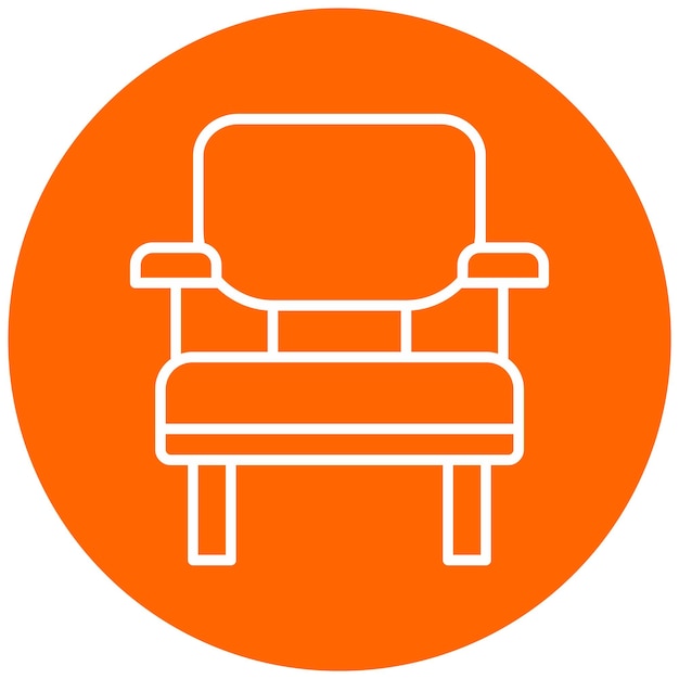 Vector vector design armchair icon style