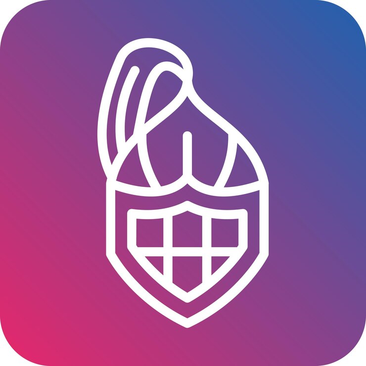 Vector 터 디자인 갑옷 헬 아이콘 스타일