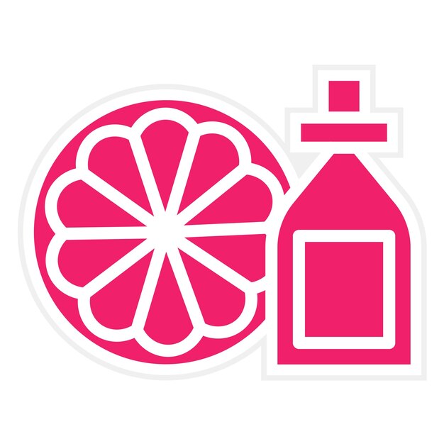 Vector vector design aromatic essence icon style