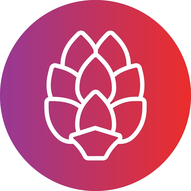 Vector Design Artichoke Icon Style