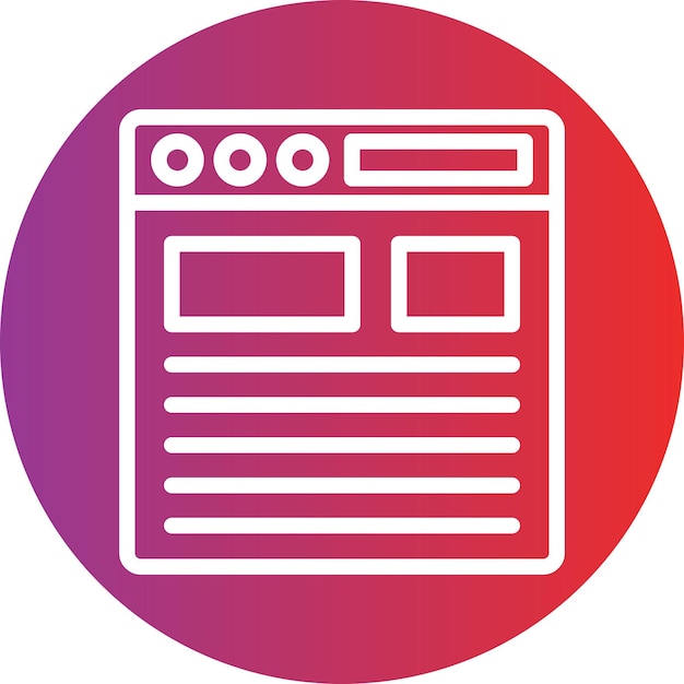 Стиль иконки векторного дизайна статьи