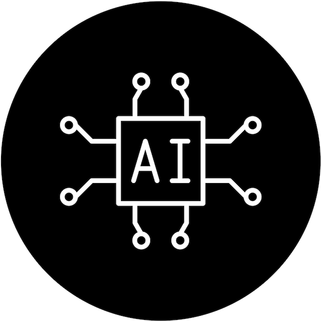 vector design artificial intelligence icon style