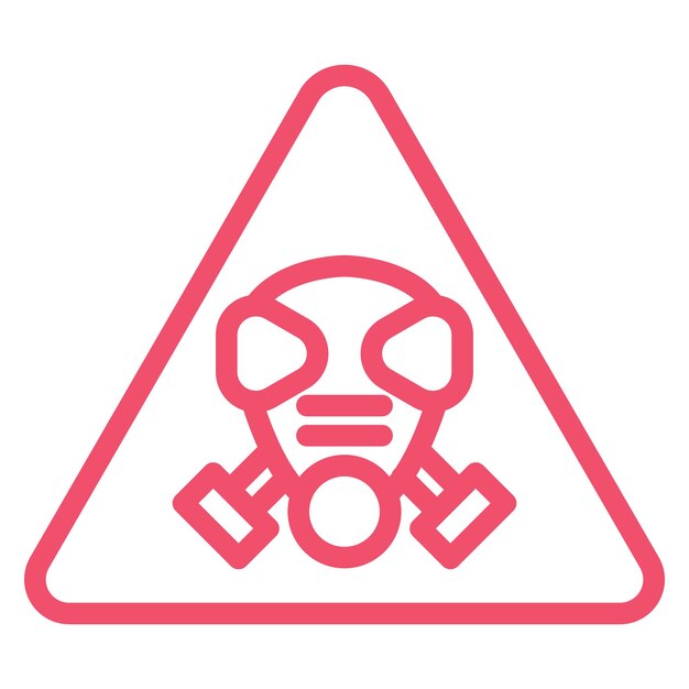 Vector vector design asbestos icon style