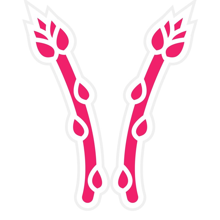 Vector vector design asparagus icon style